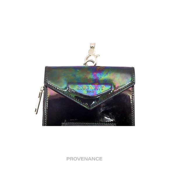 🔴 Givenchy Logo Neck Phone Lanyard Wallet - Iridescent - Picture 5 of 9